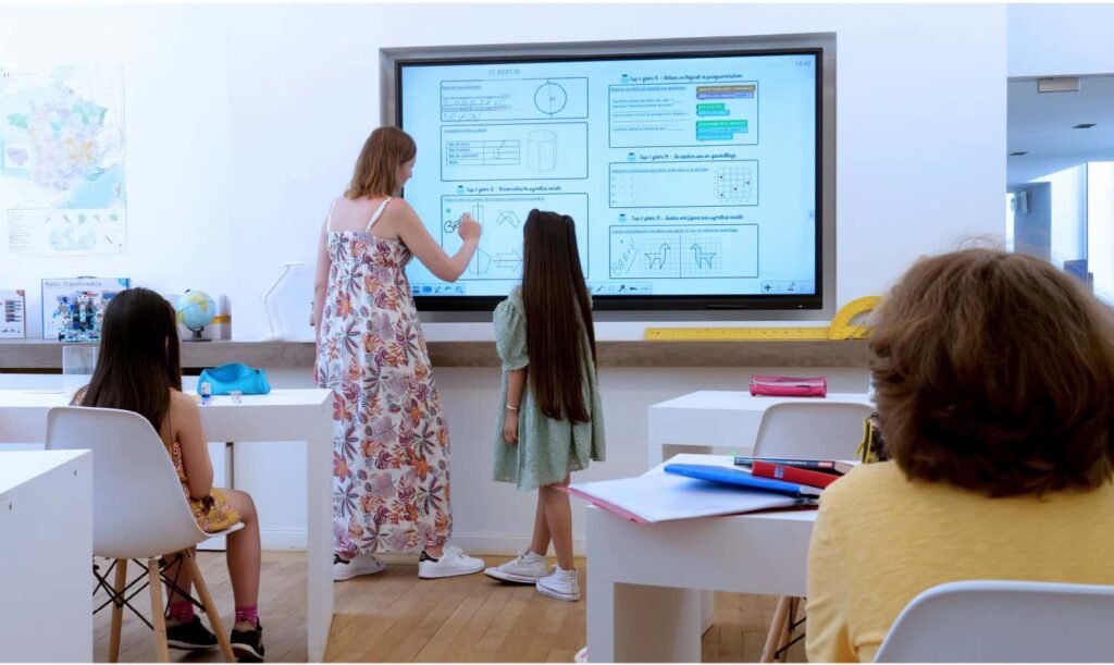 comment fonctionne un écran tactile et interactif pour l'école ?